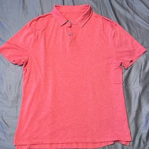 Lululemon Men’s Polo - Red/Gray (Large)